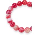 Pink Agate Awareness Bracelet