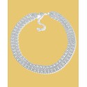Silver-Tone Ball Chain Layered Collar Necklace, 16 Silver-Tone Ball Chain Layered Collar Necklace, 16