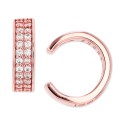 Cubic Zirconia Double Row Ear Cuffs