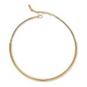 Gold-Tone Smooth & Snake Collar Necklace, 11