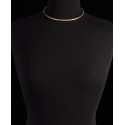 Gold-Tone Smooth & Snake Collar Necklace, 11