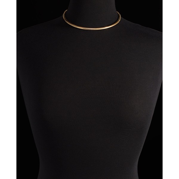 Gold-Tone Smooth & Snake Collar Necklace, 11