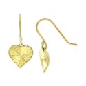 Radiant Heart Drop Earrings