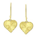 Radiant Heart Drop Earrings
