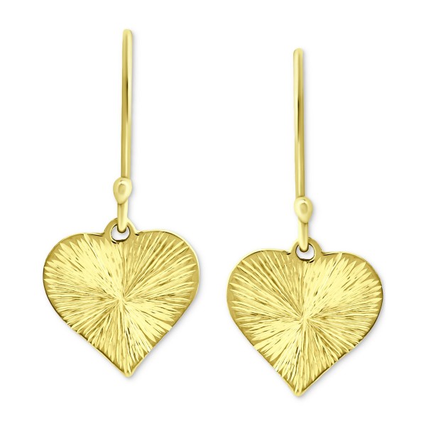 Radiant Heart Drop Earrings