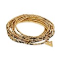 Gold-Tone 10-Pc. Set Rhinestone Stretch Bracelets