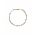 Cubic Zirconia Chain 18K Gold Plated Tennis Bracelet