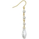 Faceted Crystal Drop Earrings
