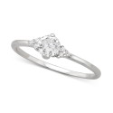 Cubic Zirconia Ring in Sterling Silver