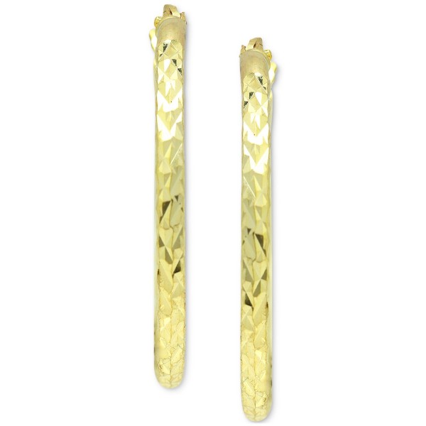 Small Hoop Earrings in 18k Gold-Plated Sterling Silver, 1