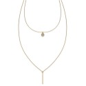 High-Low Layered Pendant Necklace