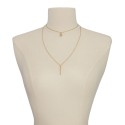 High-Low Layered Pendant Necklace
