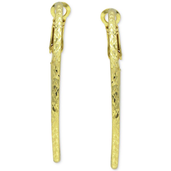 Textured Hoop Earrings