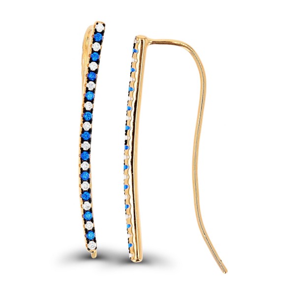 Fishhook Earrings in 14K Rose Gold Plated Sterling Silver