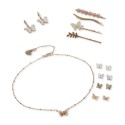 Gold-Tone Butterfly Pendant Necklace, 16 Gold-Tone Butterfly Pendant Necklace, 16